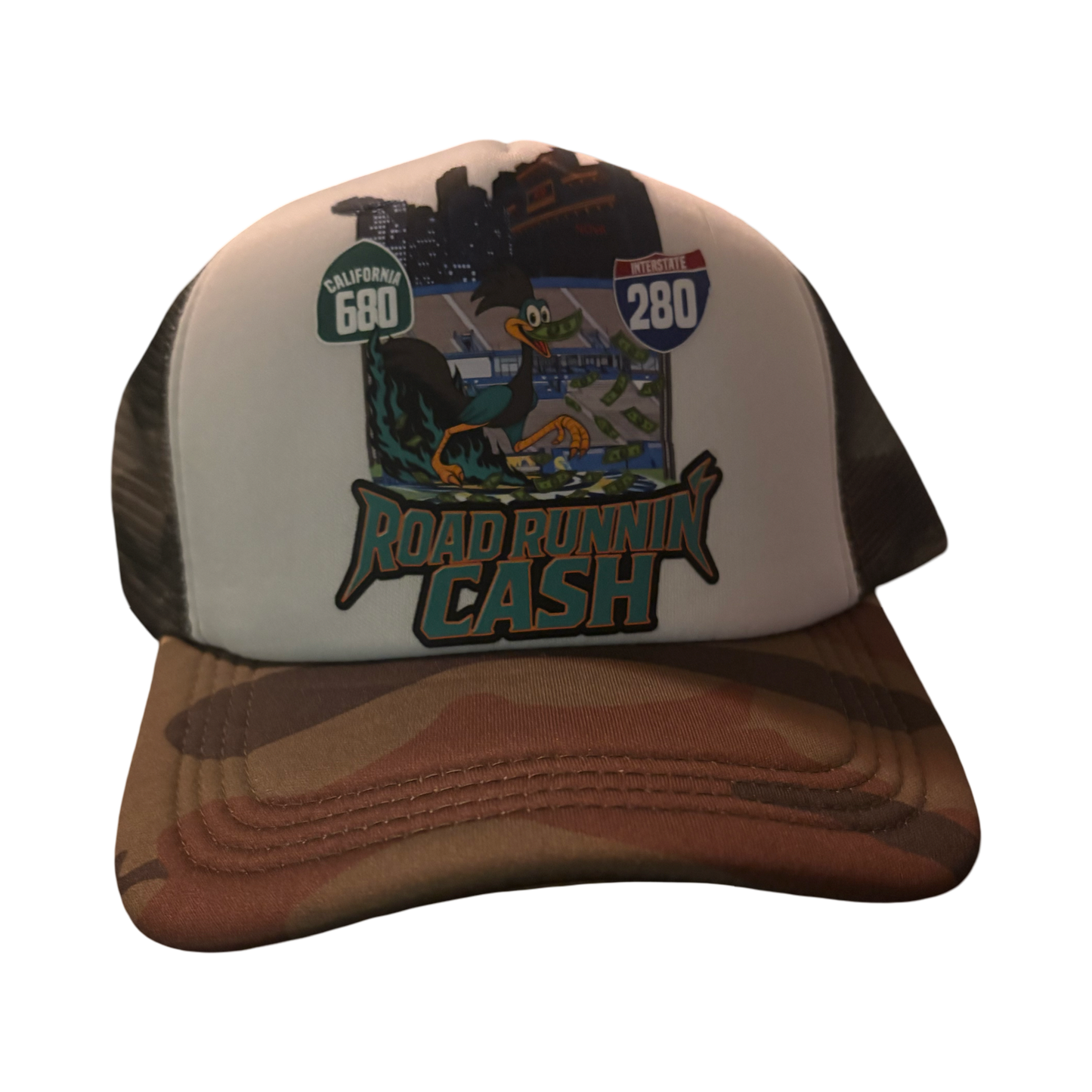 RRC CAMO TRUCKER HAT