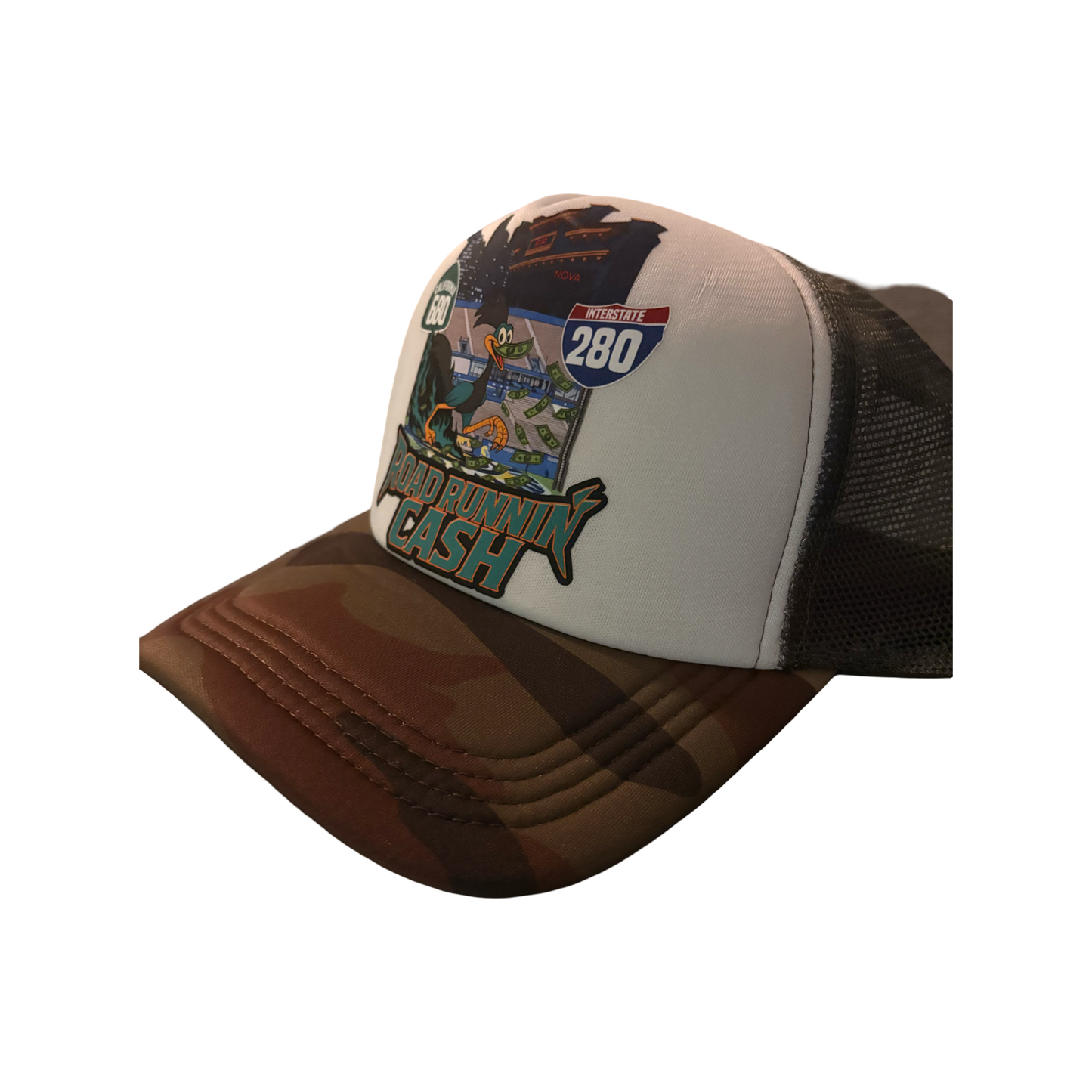 RRC CAMO TRUCKER HAT